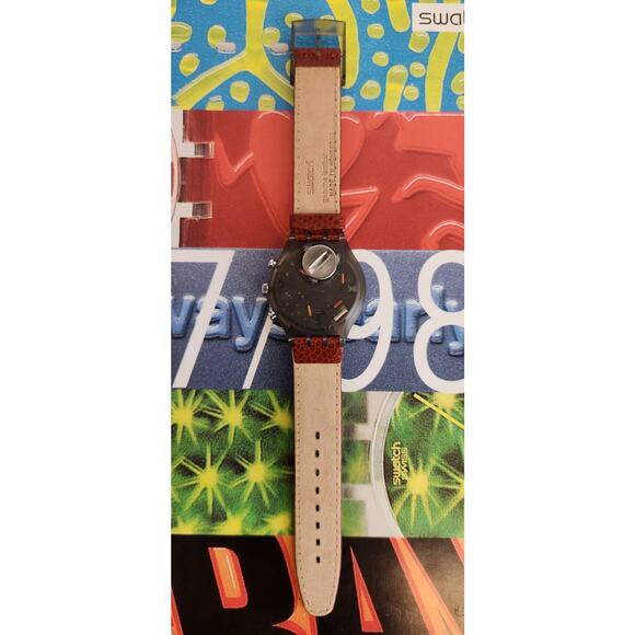 Swatch watch ATZ ECO SCM401 1994 Chrono New old stock - Picture 6 of 7